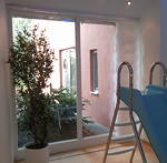 Bayerwald-Holzfenster mit Festverglasung in Schwimmhalle